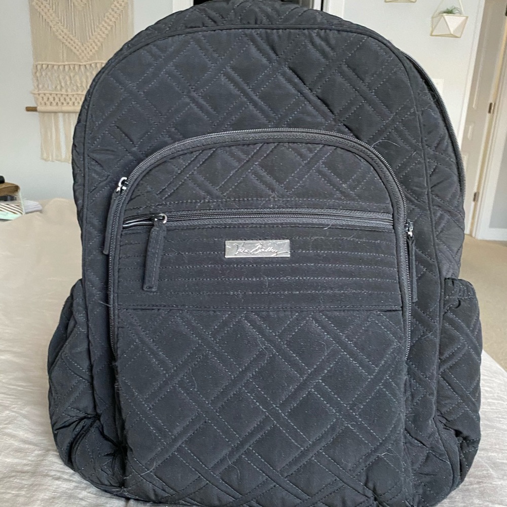 Vera Bradley All Black Backpack
